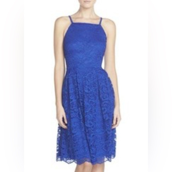 Ivanka Trump Dresses & Skirts - Ivanka Trump Elegant Blue Lace Dress size 4
